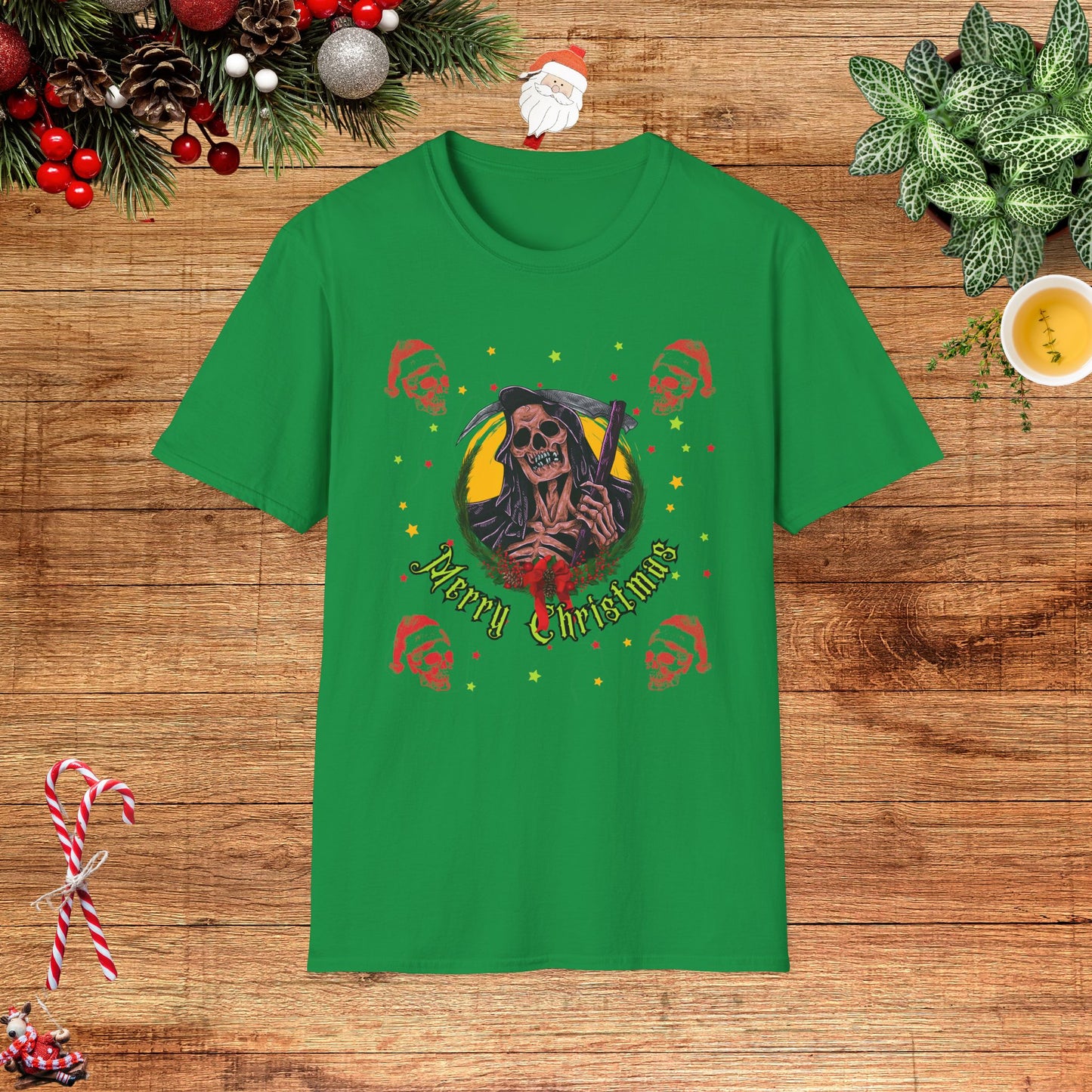 The Grimm Reaper's Christmas Greeting Unisex T-Shirt