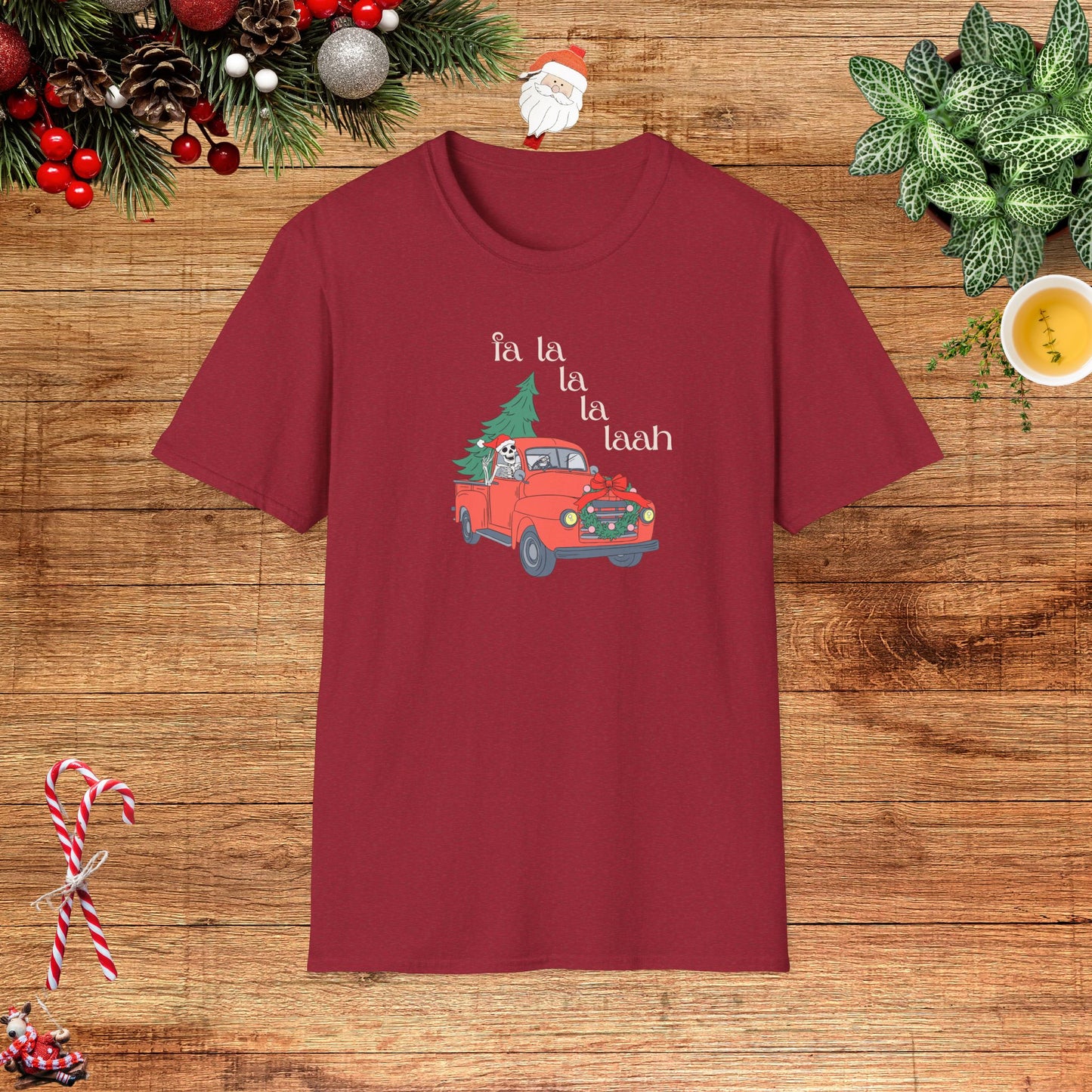 Christmas Skeleton Unisex T-Shirt