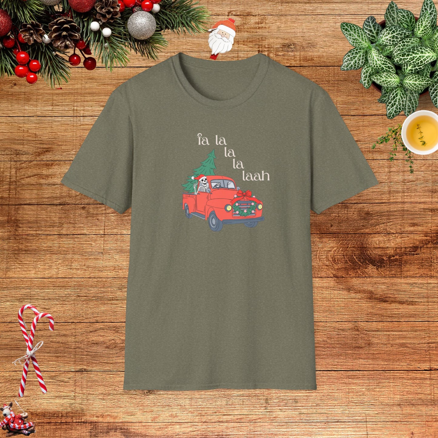 Christmas Skeleton Unisex T-Shirt