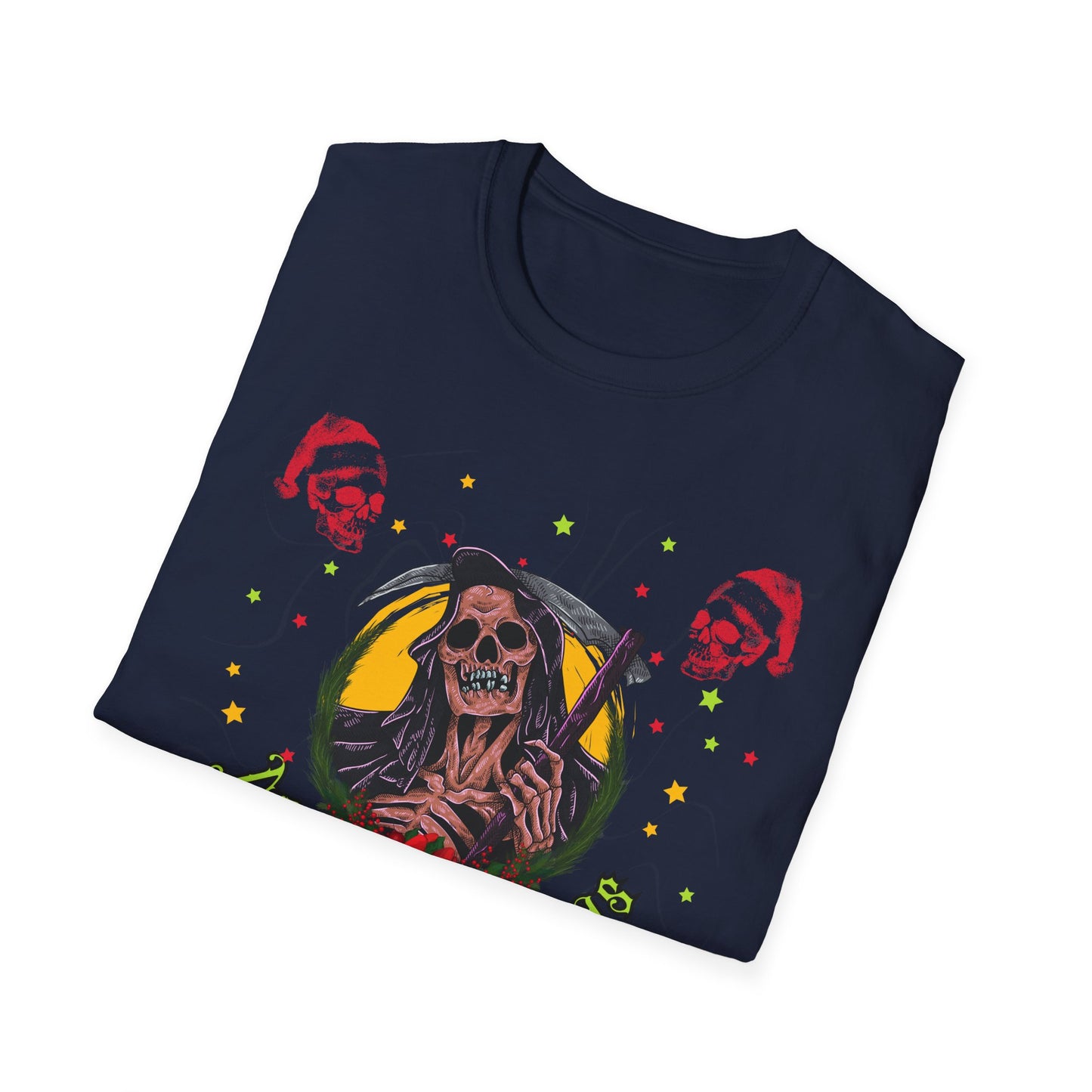 The Grimm Reaper's Christmas Greeting Unisex T-Shirt