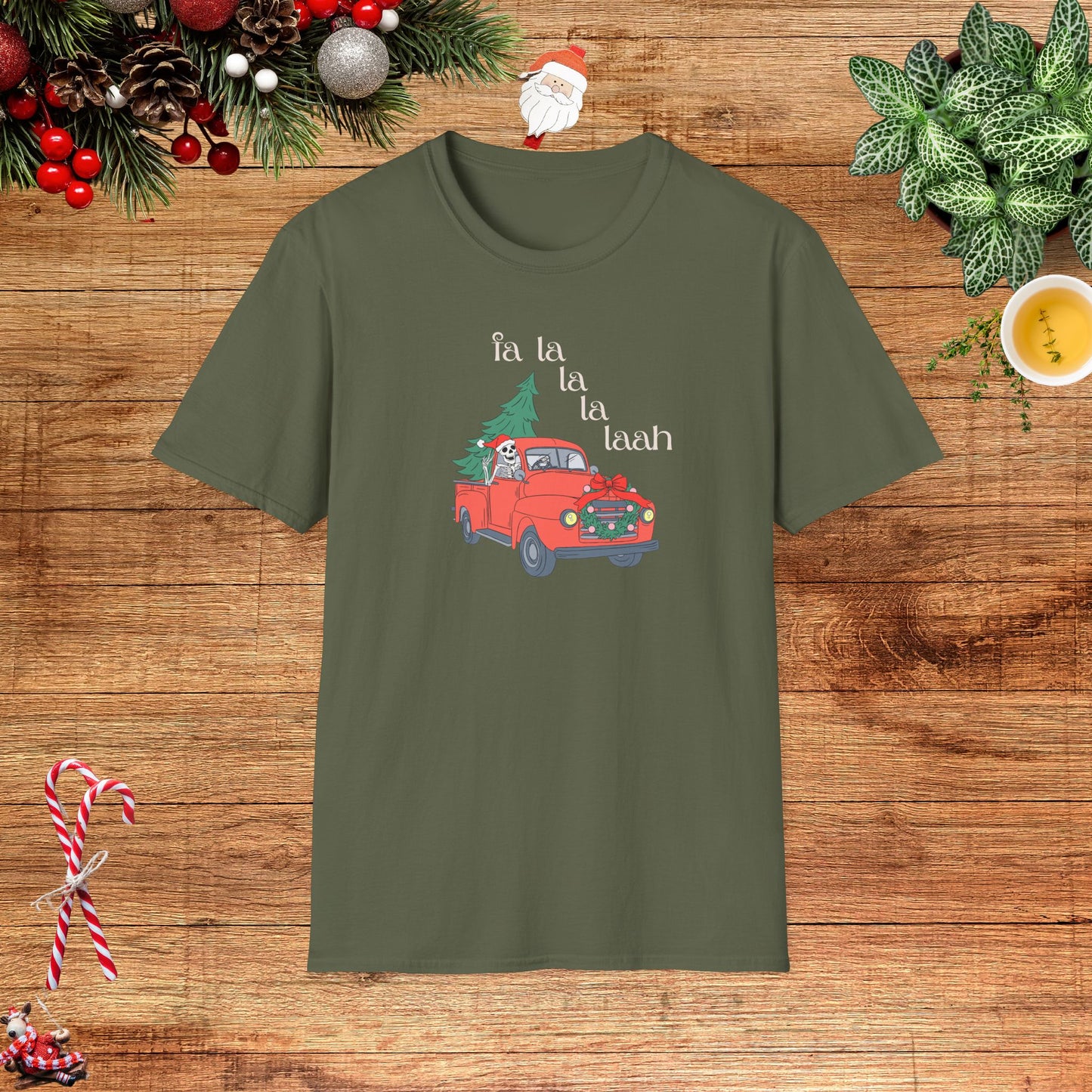 Christmas Skeleton Unisex T-Shirt
