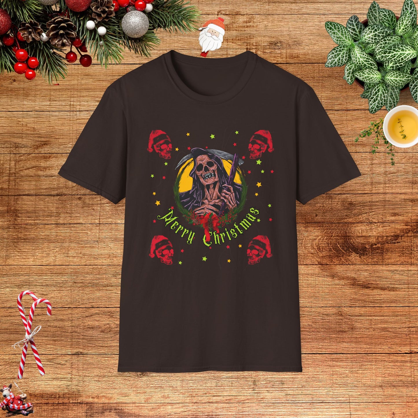 The Grimm Reaper's Christmas Greeting Unisex T-Shirt