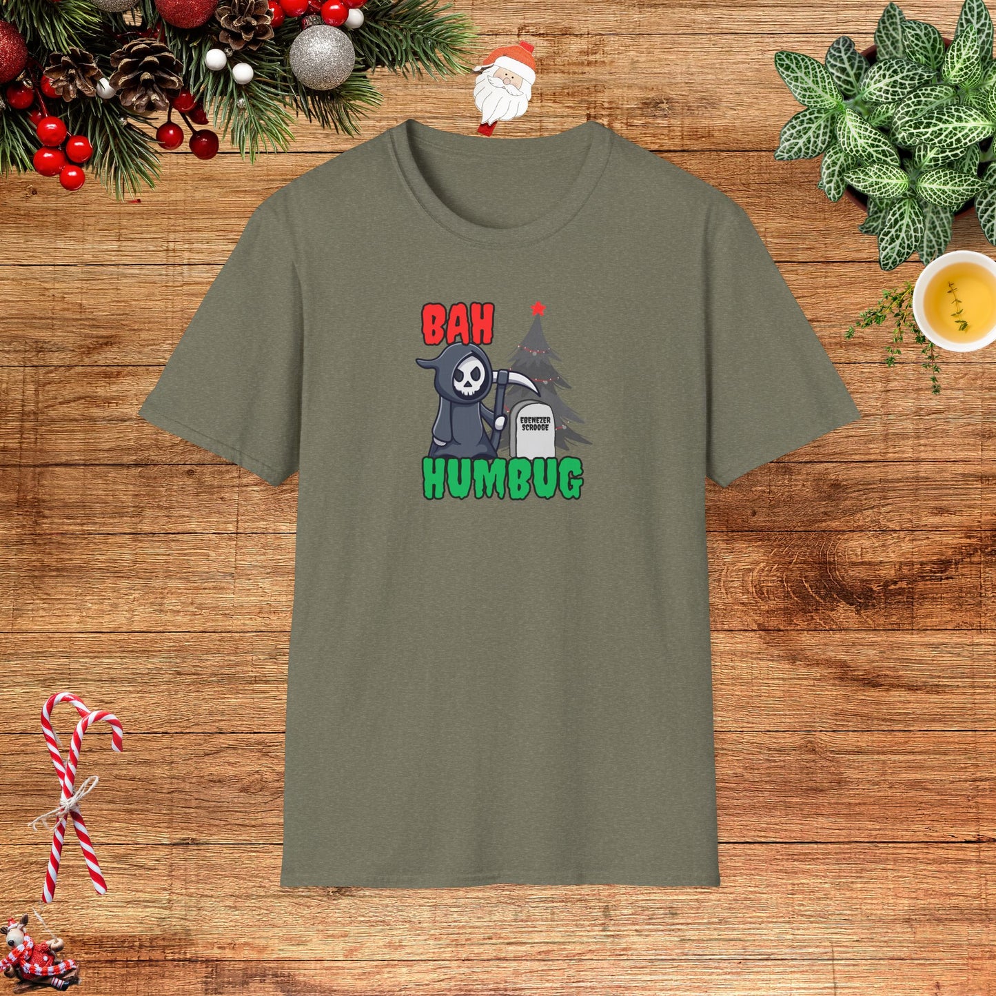 Bah Humbug, the Grimm Reaper Won Unisex T-Shirt