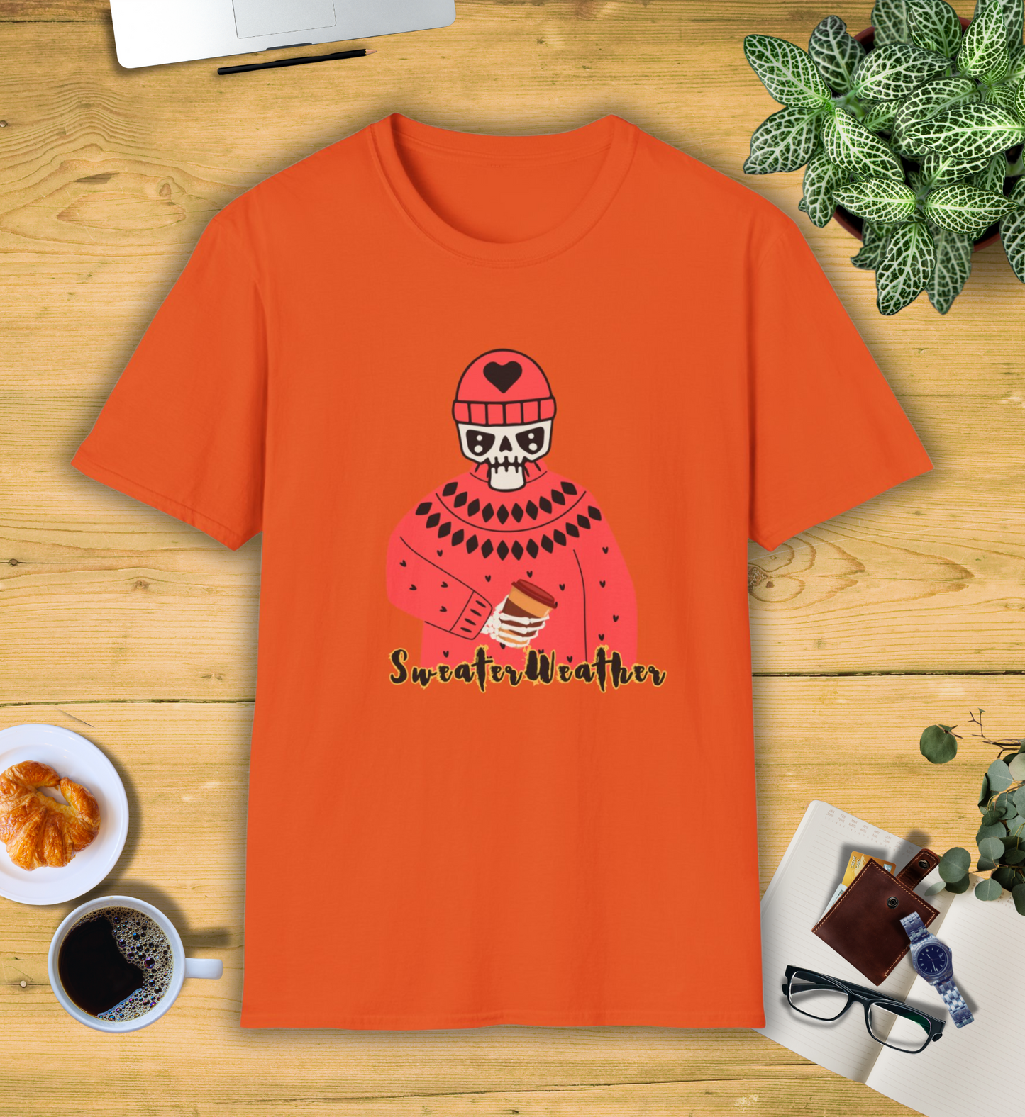 It's "Sweater Weather" Skull Shirt