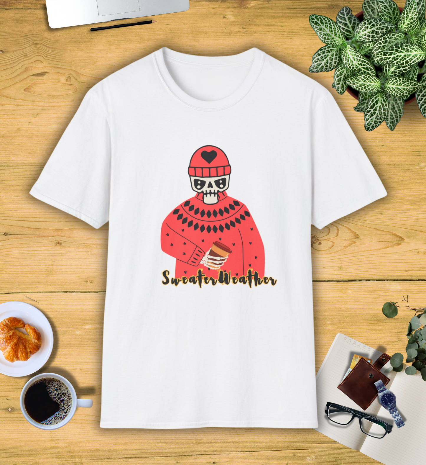 It's "Sweater Weather" Skull Shirt