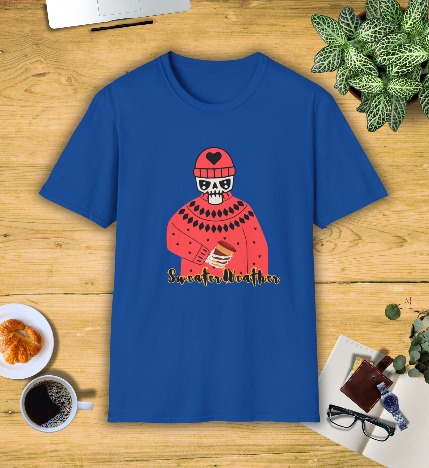 It's "Sweater Weather" Skull Shirt