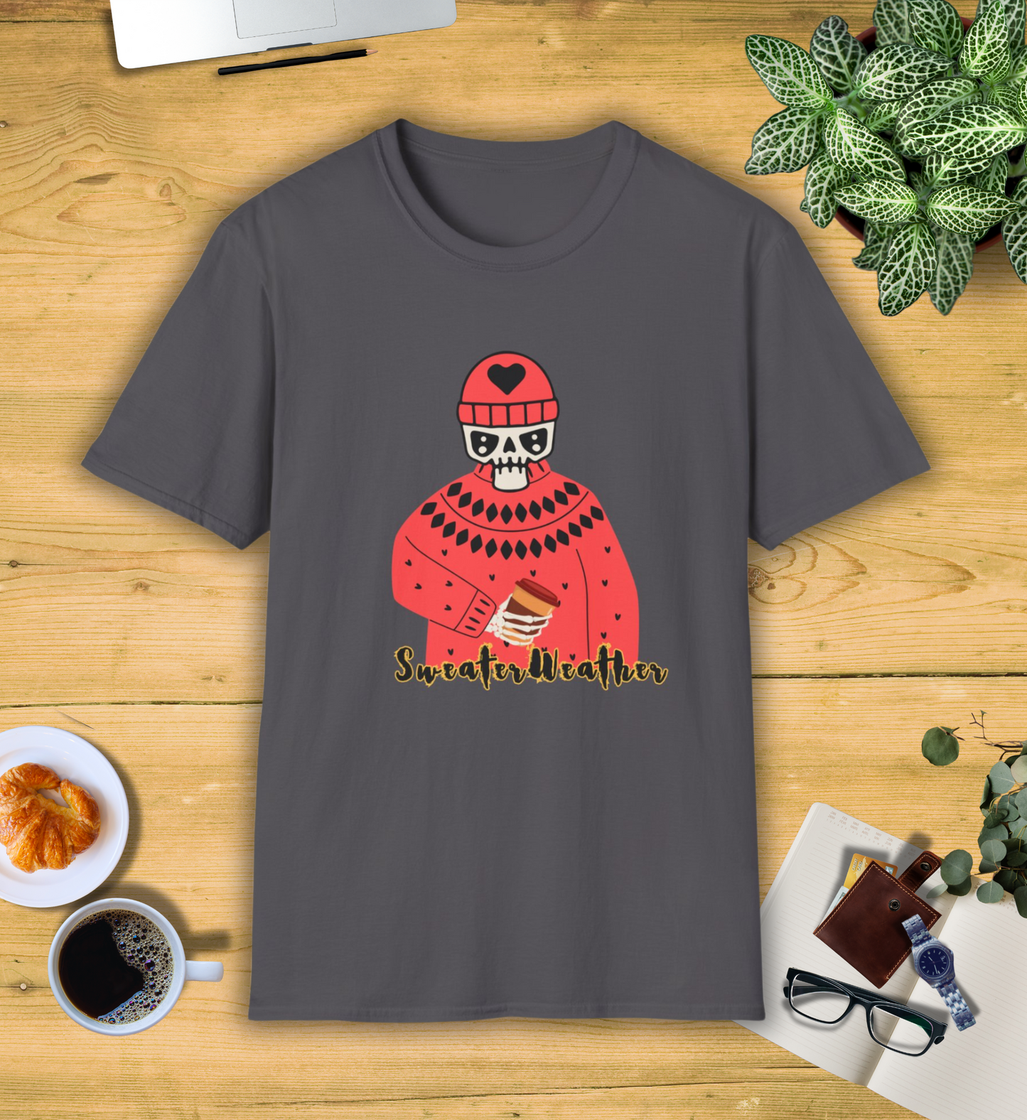 It's "Sweater Weather" Skull Shirt