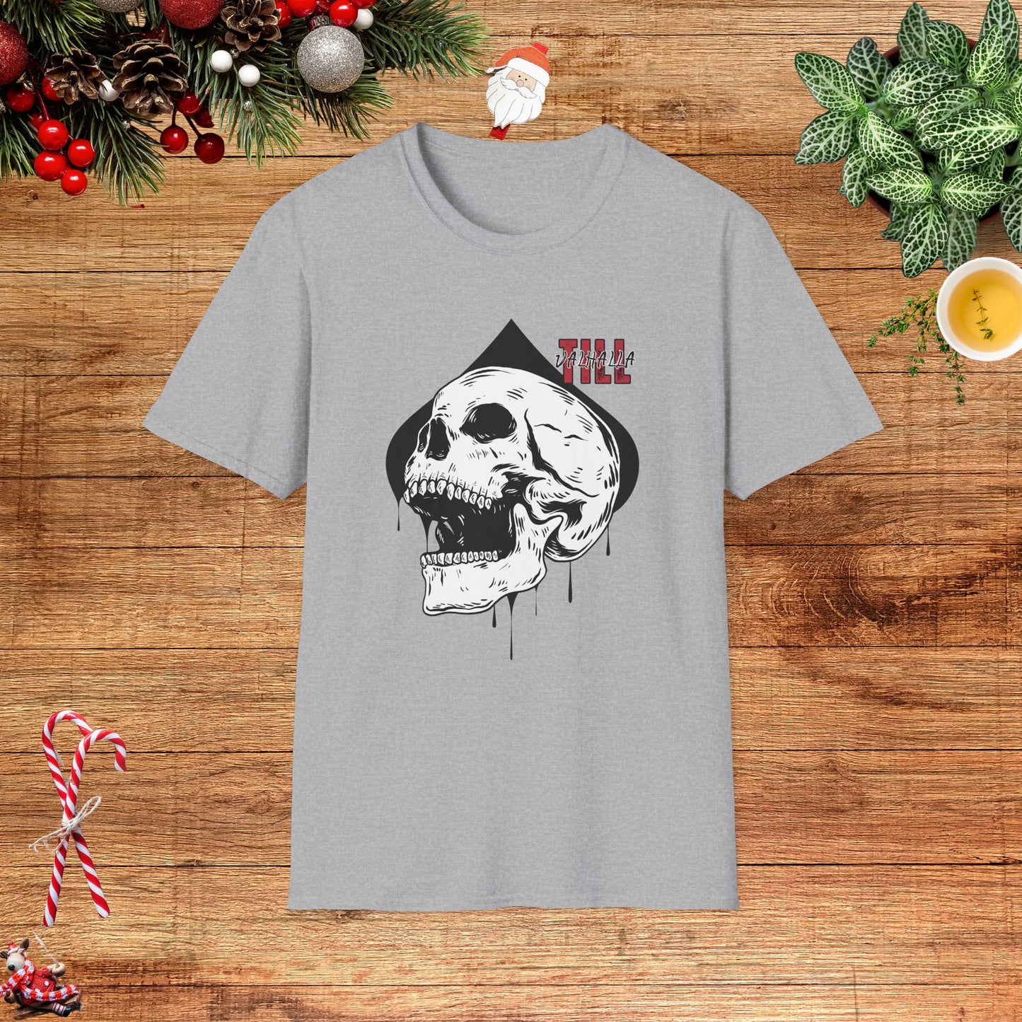 Till Valhalla Skull & Ace T-Shirt