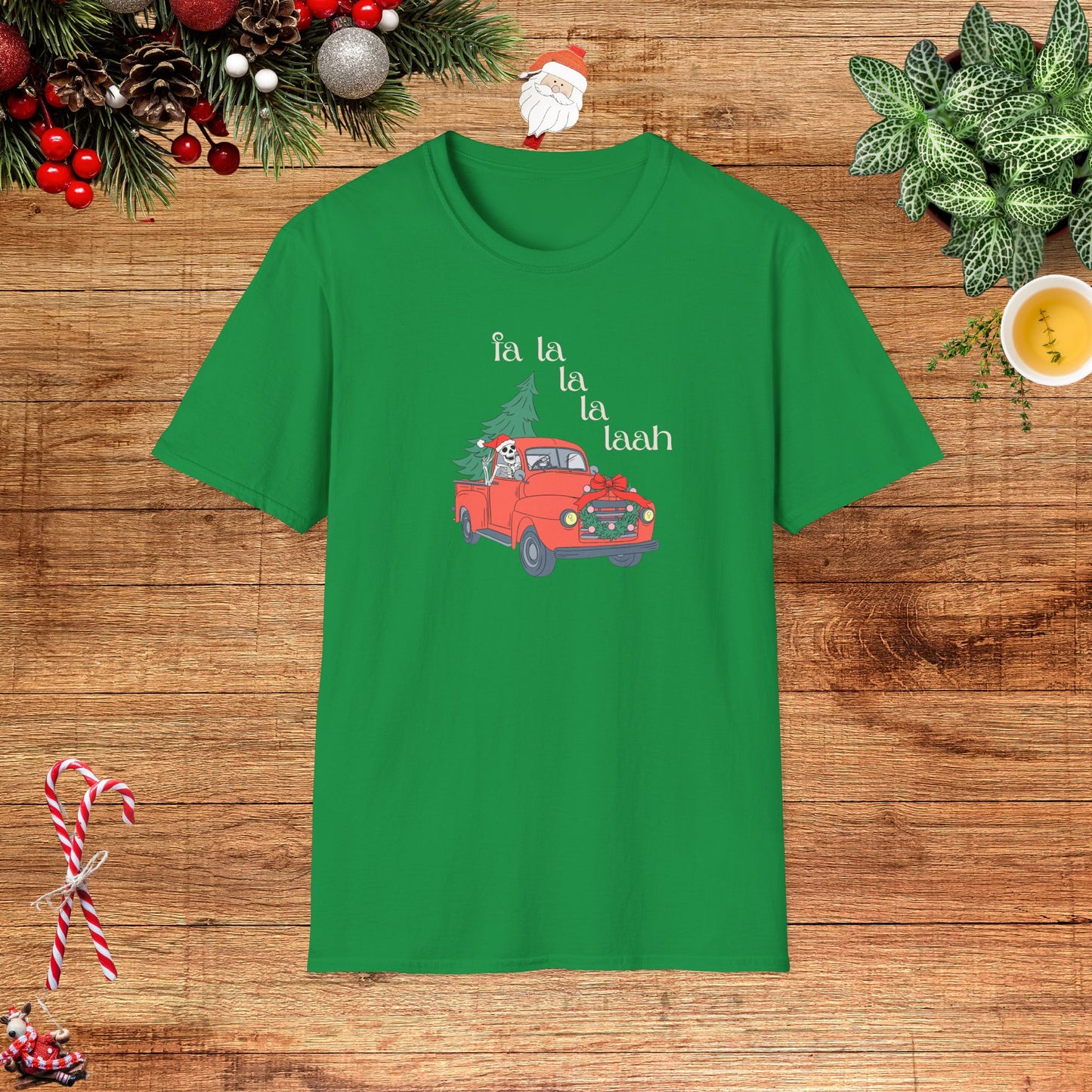 Christmas Skeleton Unisex T-Shirt